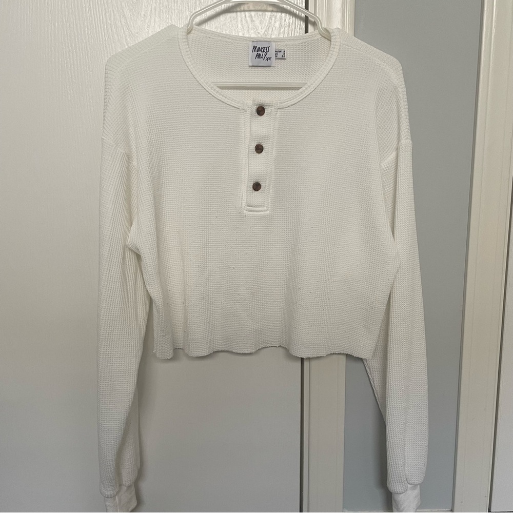 Princess Polly Mia Sweater White